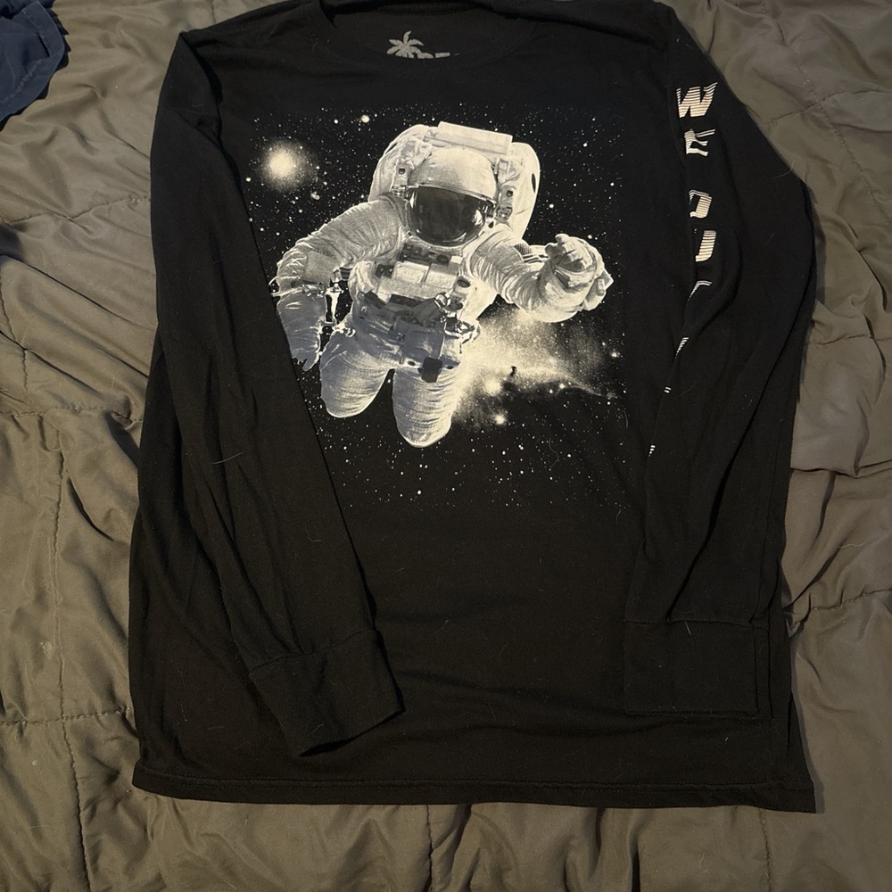 Vibe Black Astronaut Long Sleeve Tee